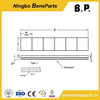 Bergbaumaschine Mini -Bagger Bulldozer Waferstreifen CB50 CB40 CB25 Bucket Standard Wear Teile Donut WS25 WEAR BAR THOCKY TABE
