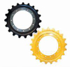 320 Mini Bulldozer Bulldozer -Fahrwerk Teile Spurträger Roller Idler Track Link Schuhkette ASSY 8E9805 Segmentfahrzeuge