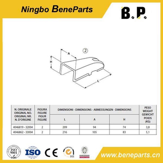 Baugeräte 33004 Eimer -Zähneadapter