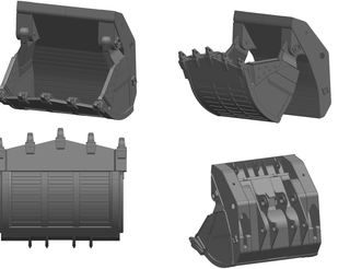 KOMATSU PC4000 22M³ SD-SCHAUFEL